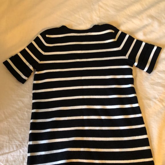 Madewell Black & White Striped Sweater Top - XS - Picture 4 of 4